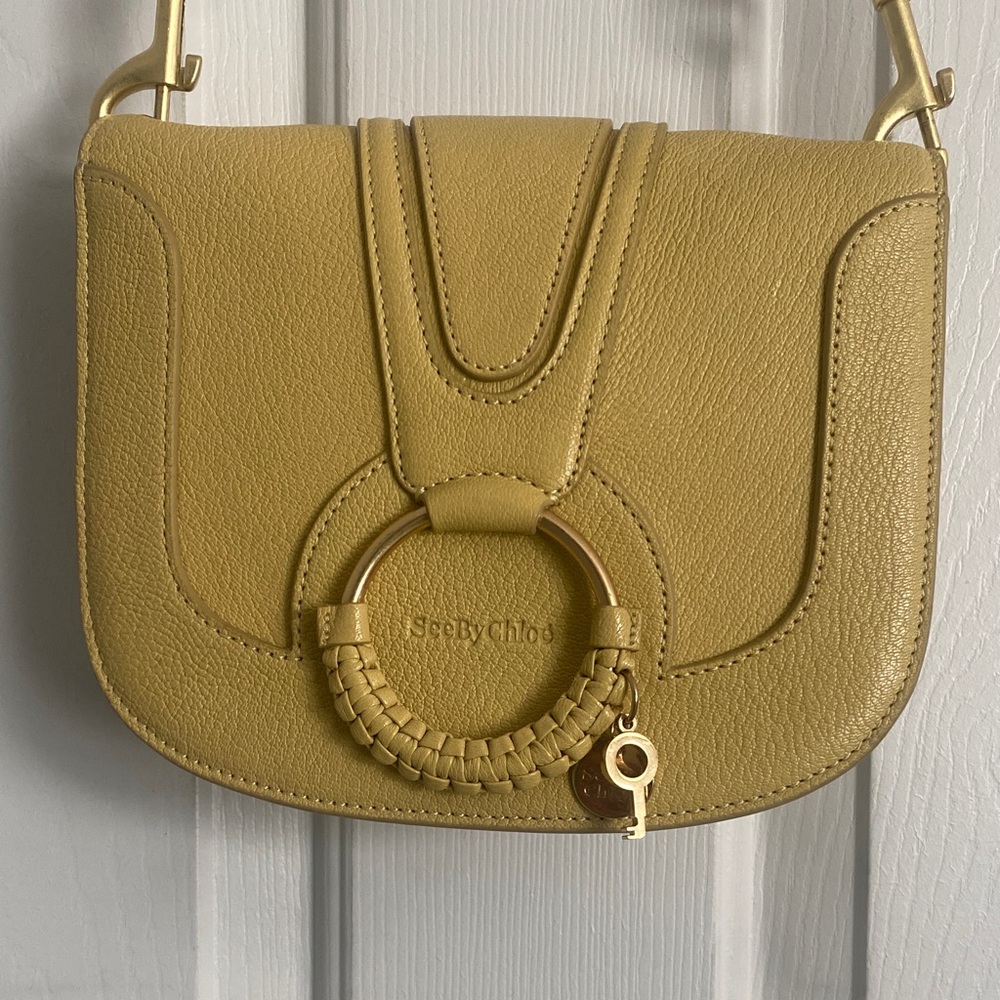 See By Chloe Mustard Leather Crossbody Bag